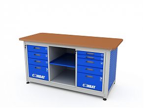Верстак двухтумбовый COMBAT 2405.1830