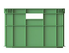 Ящик универсальный пищевой сплошной лёгкий 600х400х259 (12.435FL.61.PE.R)