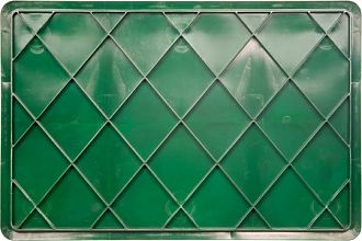 Ящик 600х400х120 мм дно сплошное, стенки перфорированные, без ручек морозостойкий