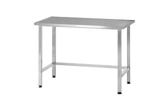 Стол производственный СПРп - 600x800x860 Profi Inox (полка-обвязка)