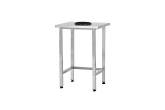 Стол производственный СПРп - 600x800x860 Profi Inox, сбор отходов (полка-обвязка)