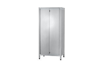 Шкаф кухонный ШЗКп - 1500x600x1800 Profi Ral, двери-купе, полки сплошн. 2 шт., цинк, без к-та замков