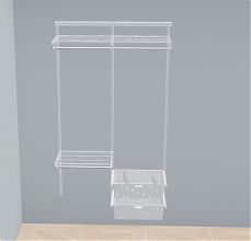 Гардеробная система Практик Home. Прихожая Medium №6