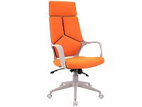 Кресло TRIO GREY (ткань оранжевая)