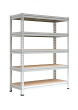 Металлический стеллаж МС-Т 2500х1830х533, 5 полок (фанера)
