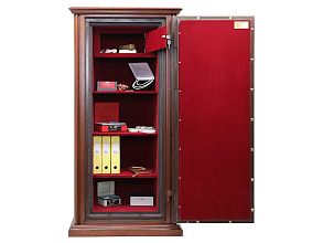 Огневзломостойкий сейф в дереве VALBERG Гарант Евро 165 T EL Д (дуб)