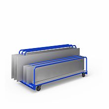 Стеллаж на колесах для перевозки листового материала СМК-1800х800