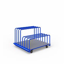 Стеллаж на колесах для перевозки листового материала СМК-1200х1300