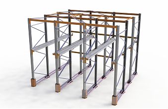 Стеллажи набивные (глубинные)