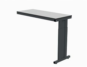 Стол угловой 600х500 мм 41.Уу (RAL7035)