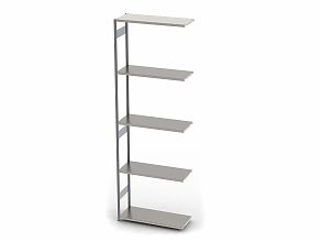 Стеллаж S90 3030х1000х600, 5 полок, доп. секция