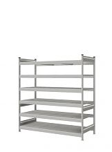 Стеллаж СТ-023 полочный 2000x1800x800 6 яруса цинк