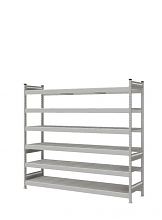 Стеллаж СТ-023 полочный 2000x2100x600 6 яруса цинк