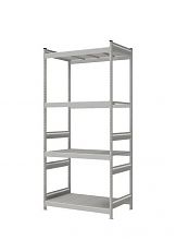 Стеллаж СТ-023 полочный 2700x1200x800 4 яруса цинк