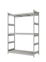 Стеллаж СТ-023 полочный 2700x1800x800 3 яруса цинк