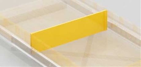 Разделитель низкий поперечный (с установочными планками)