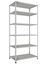 Стеллаж СТ-011 полочный 2200x1000x600 6 ярусов, нагрузка на полку 100