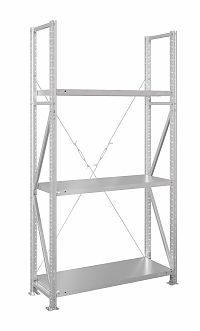 Стеллаж MS U 200x70x60/3 (Нагрузка на полку 300, сплошная)