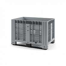 Пластиковый контейнер IBOX 1200х800 (перфорированный, на полозьях)
