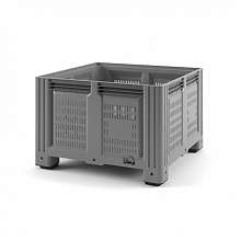 Пластиковый контейнер IBOX 1130x1130x760 (перфорированный, на ножках)
