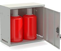 Шкаф для газовых баллонов ШГР 27-2-4(2x27л)